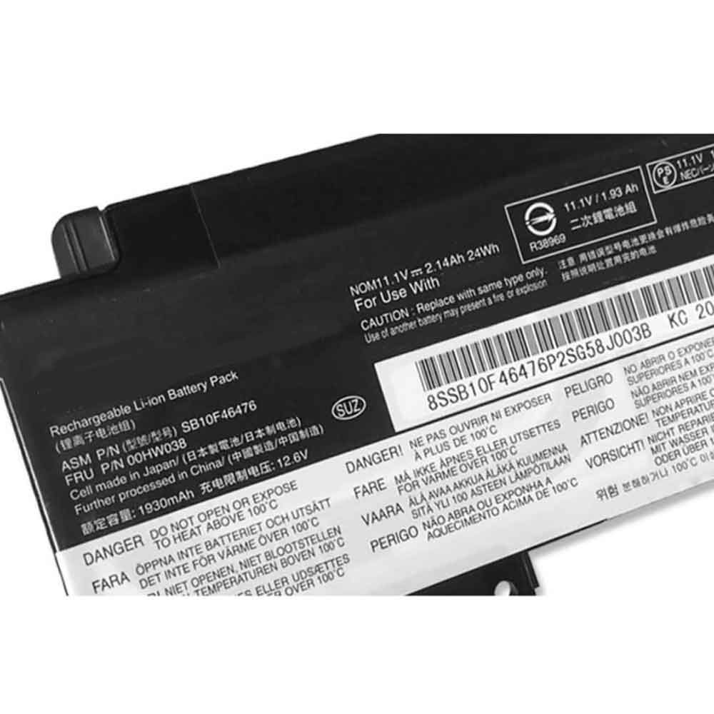 Lenovo T460S T480S T470S battery 