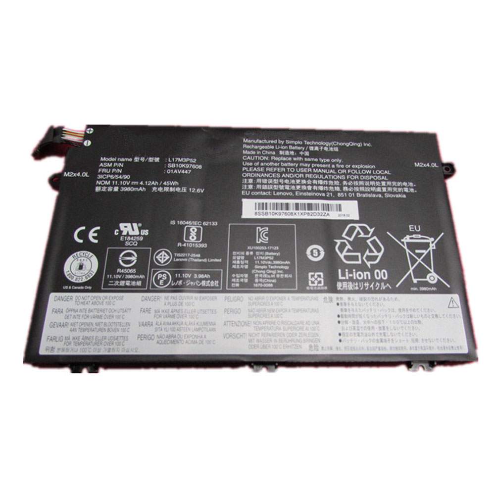 L17M3P52 for Lenovo 01AV447 SB10K97608 Series