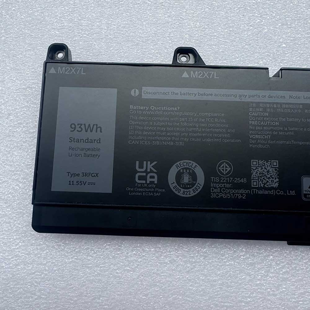 Dell 3RFGX 01XM5X battery 