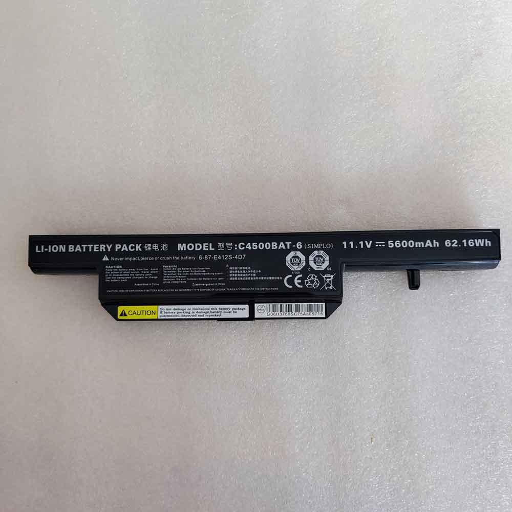 C4500BAT-6 for Clevo C4500 C4500Q C4501 C5100Q C5105 B5130M