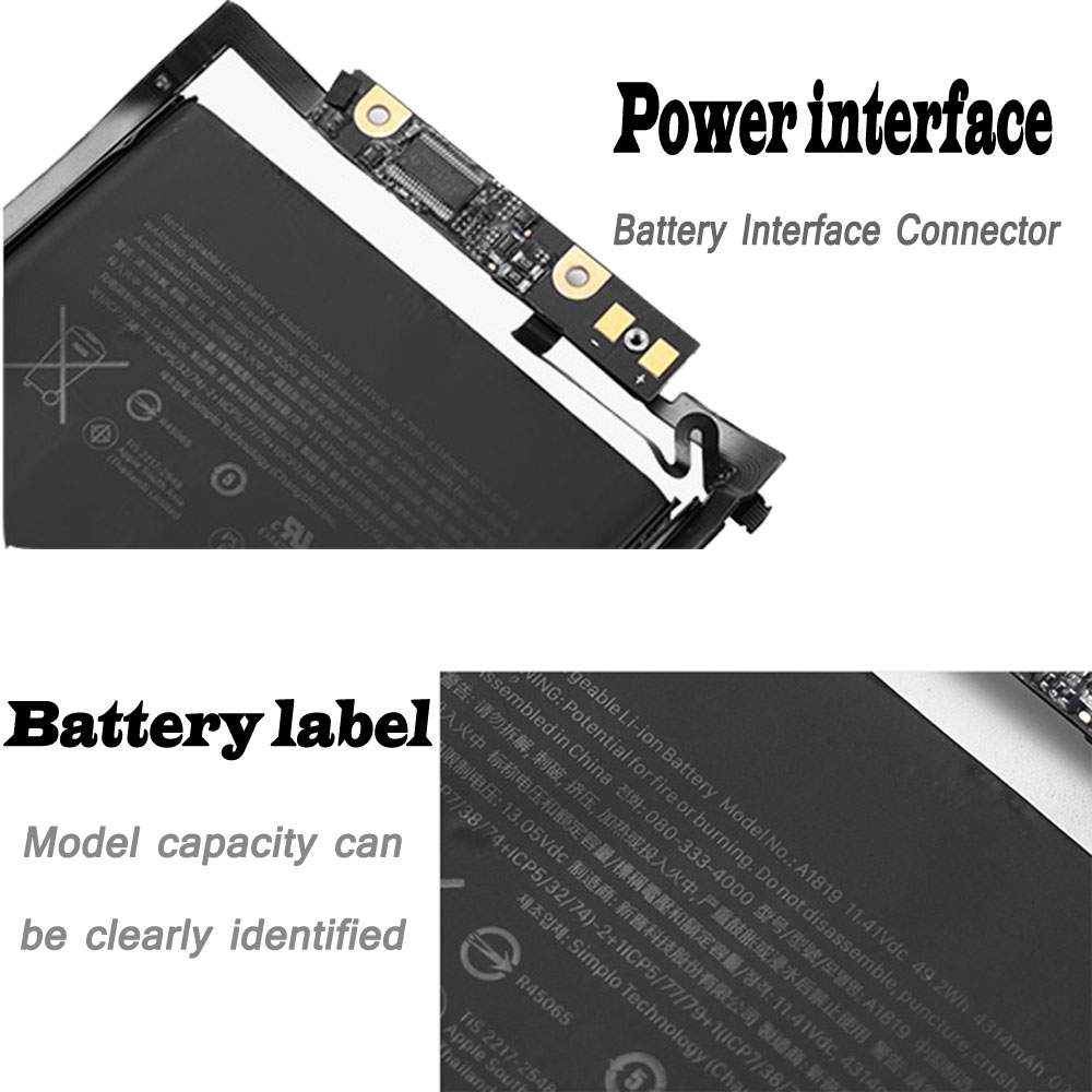 Apple MacBook Pro 13 inch A1706 2016 battery 