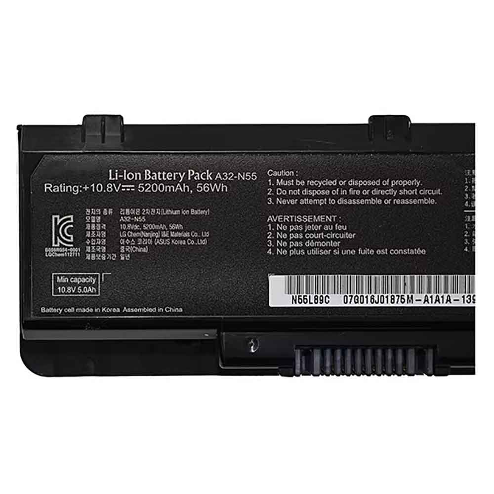 Asus N45 N45E N45S N45F N45J N55 N55E N55S N75 N75E battery 