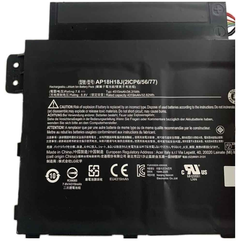 Acer N18P5 P215 TMP215-51G Spin3 SP314-53 battery 