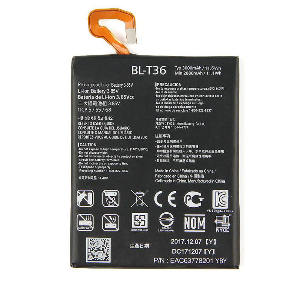 BL-T36 for LG K30 X410/K40 X420/K12 Plus