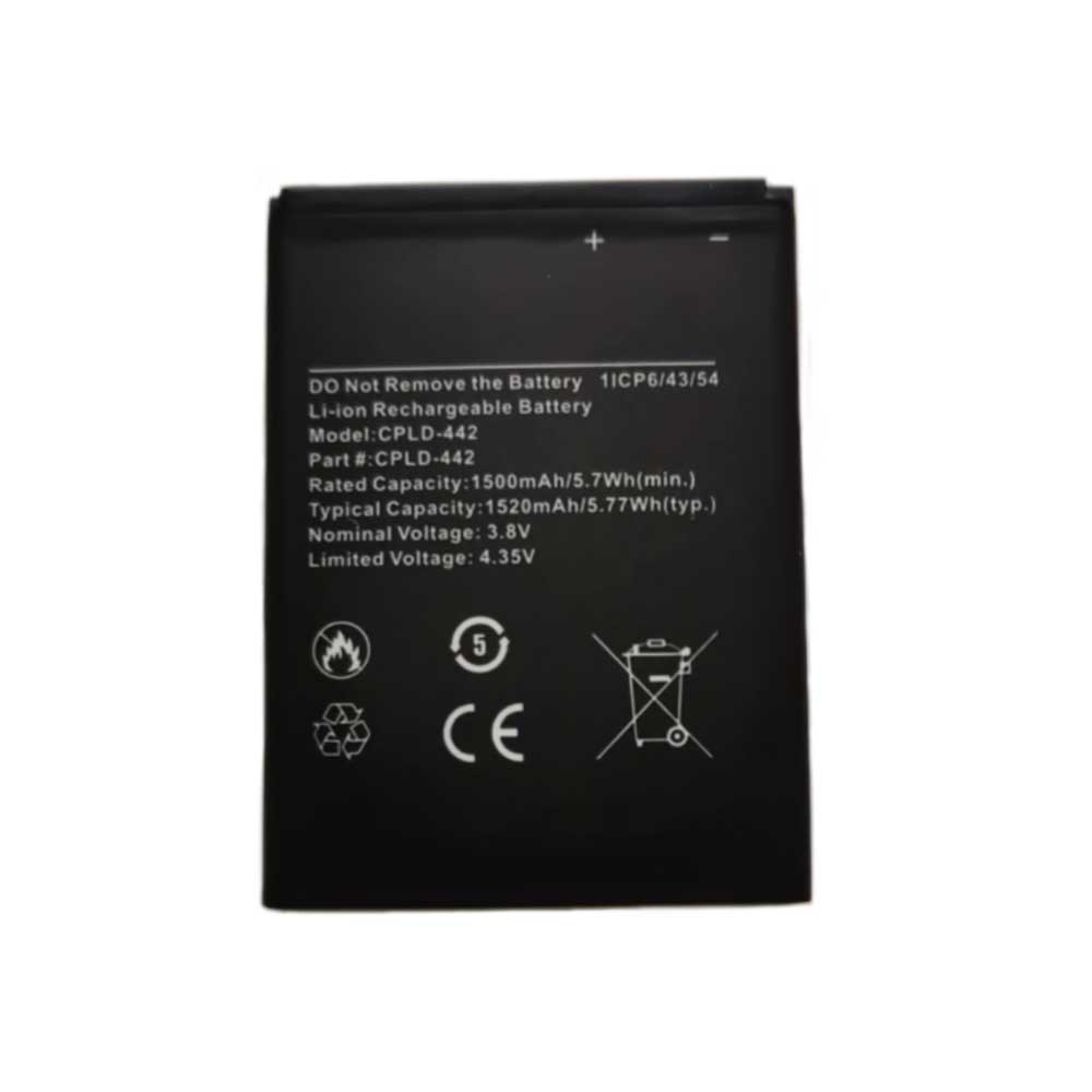 Batterie pour Coolpad Belleza CP3321AT CPLD-442, 1500mAh 