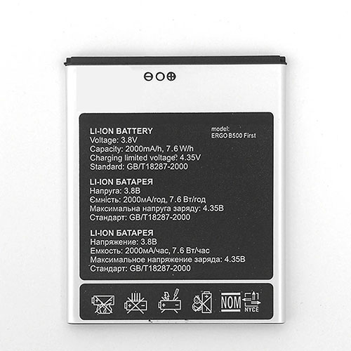 ERGO B500 Mobiele Telefoon Accu batterij
