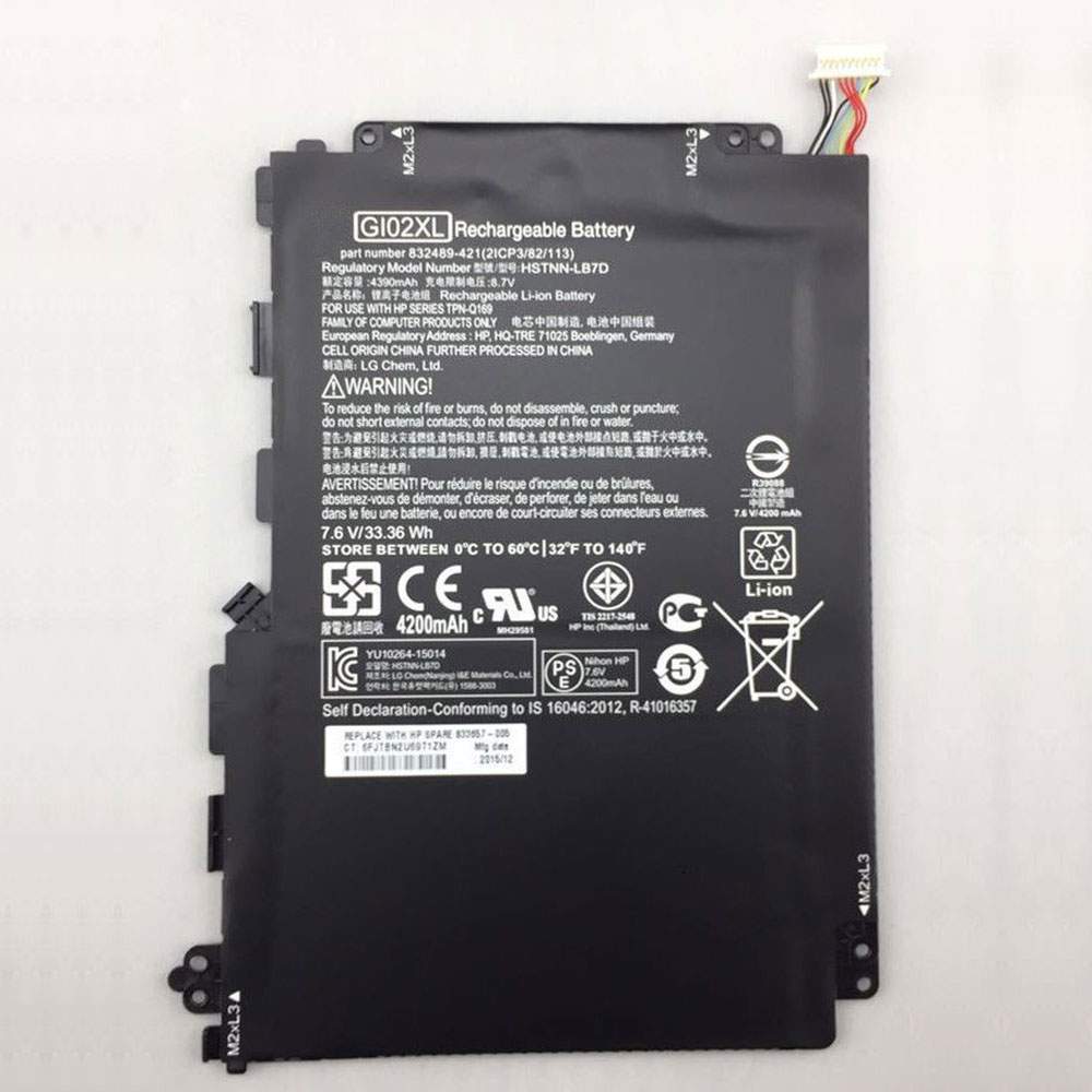 HP GI02XL Tablet Accu batterij