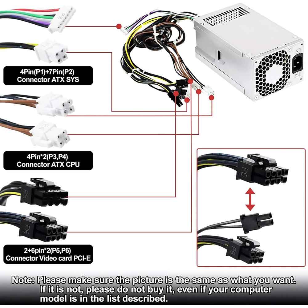  HP Z2 Z1 800 880 G4 G5 G6 charger 