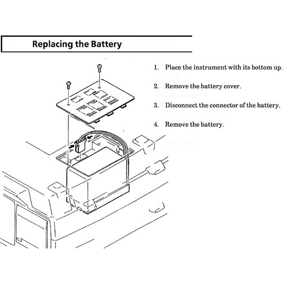 Nihon Khoden TEC-7500 TEC-7511 TEC-7521 TEC-7531 battery 