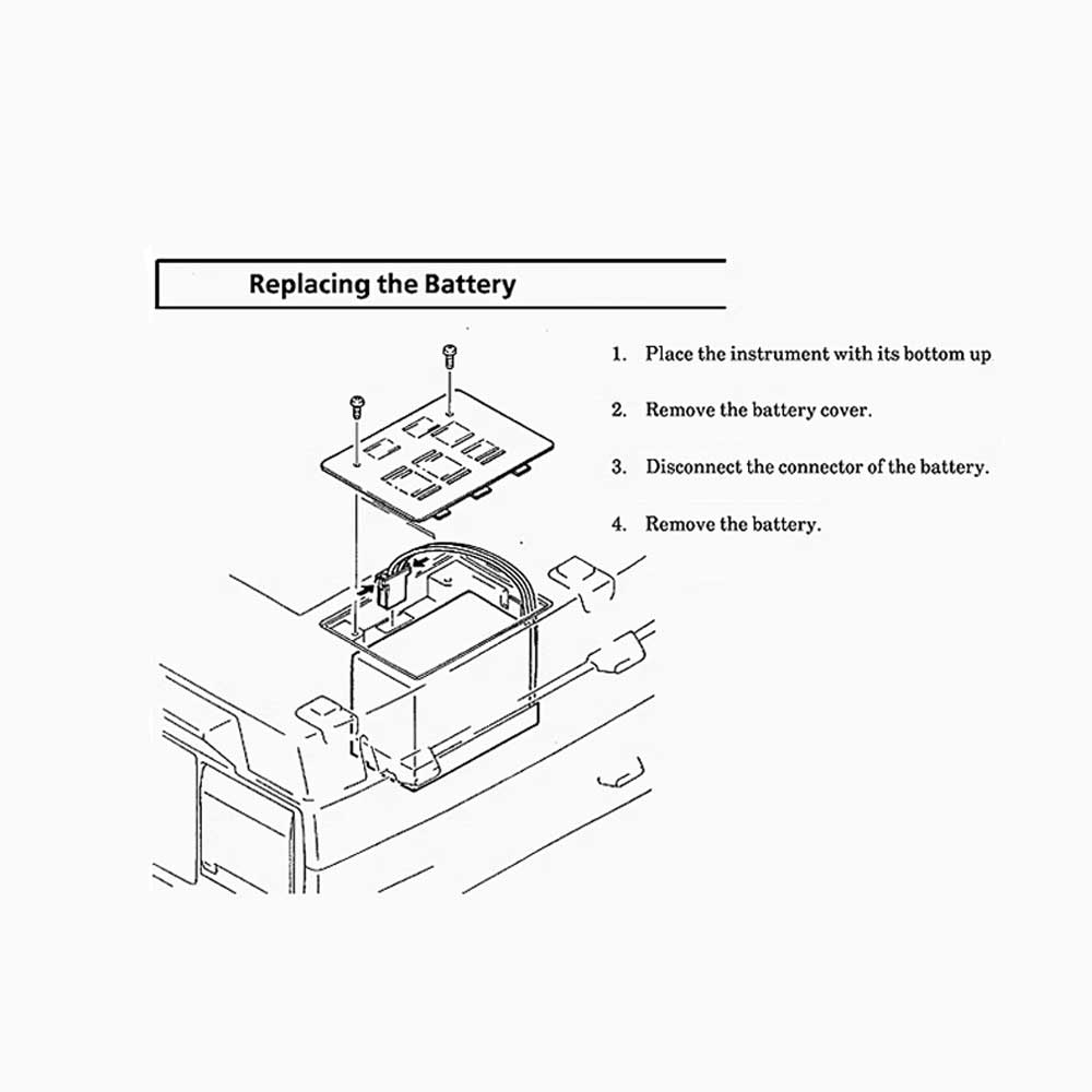 Nihon Khoden TEC-7500 TEC-7511 TEC-7521 TEC-7531 battery 