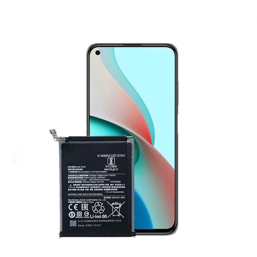 BN54 for Xiaomi Redmi Note 9 5G