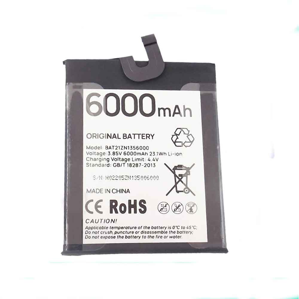 DOOGEE BAT21ZN1356000 Mobiele Telefoon Accu batterij