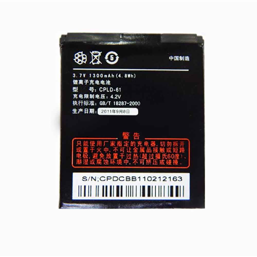 COOLPAD CPLD-61 Mobiele Telefoon Accu batterij