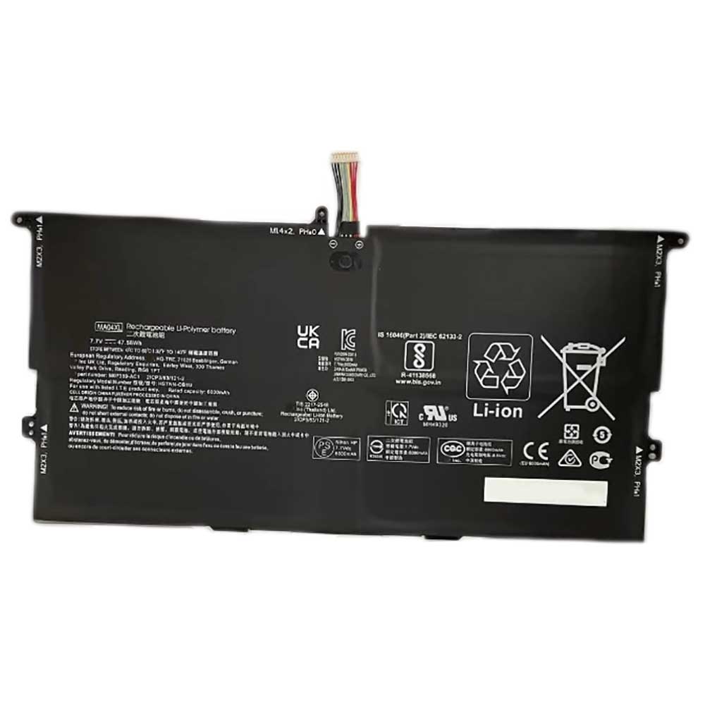 Batterie pour HP Elite Folio 13.5 inch 2-in-1 MA04XL, 6000mAh 