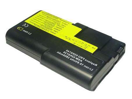 Batterie pour THINKPAD A21E THINKPAD A21E 2655-XXX ...  02K6739, 3800.00mAh 