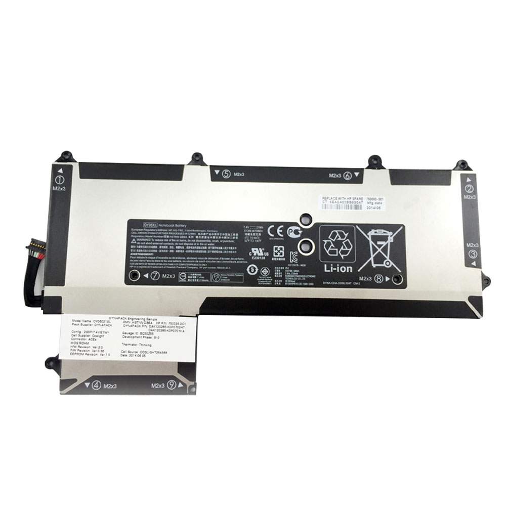 OY06XL for HP OY06XL HSTNN-DB6A 750335-2B1