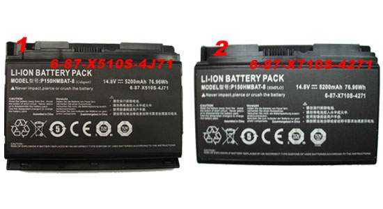 Clevo P170HM P170 battery 