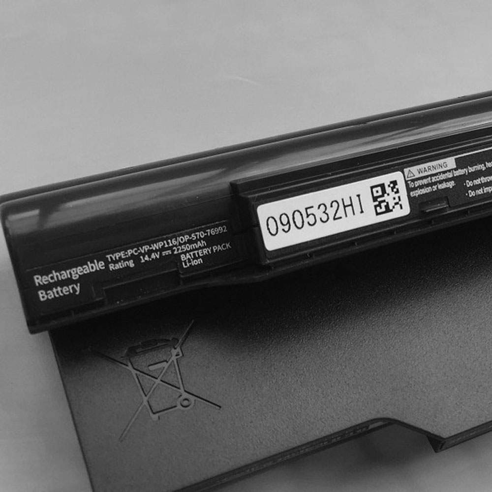 Batterie pour NEC PC-LE150C1 PC-LE150H2 OP-570-76992 Series PC-VP-WP116, 2250mAh/32wh 