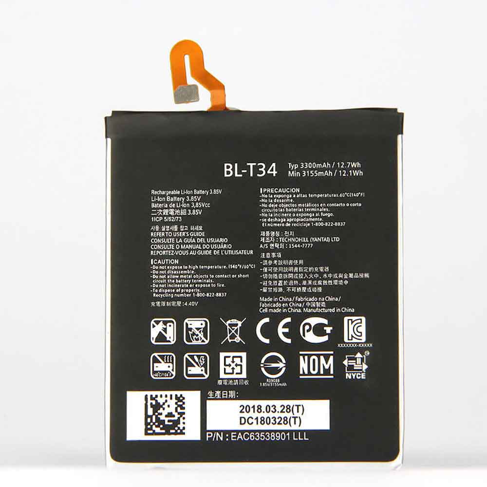 LG BL-T34 Mobiele Telefoon Accu batterij