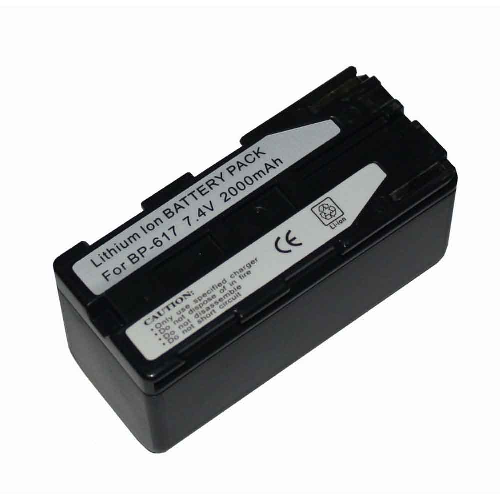 Batterie pour Canon DV-MV100/MV20 BP-617, 2000mAh 