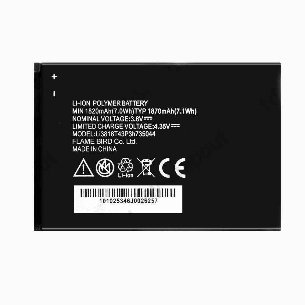 Li3818T43P3h735044 for ZTE N9100 Z730 N9120