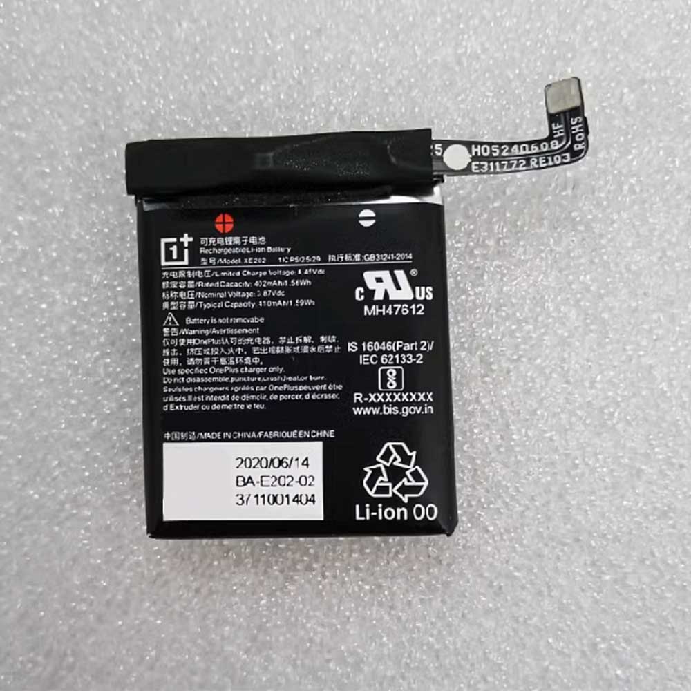 XE202 for Auuc Oneplus IEC 62133-2 BA-E202-03